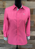 Perfect Pink Youth Long-Sleeved Button Down Shirt