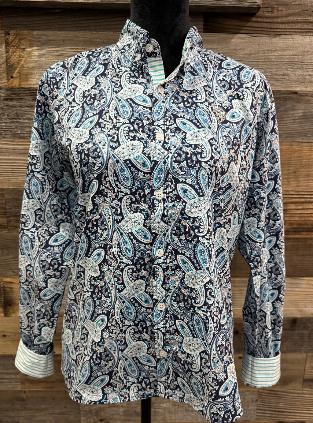 Perfect Paisley Long-Sleeved Button Down Shirt