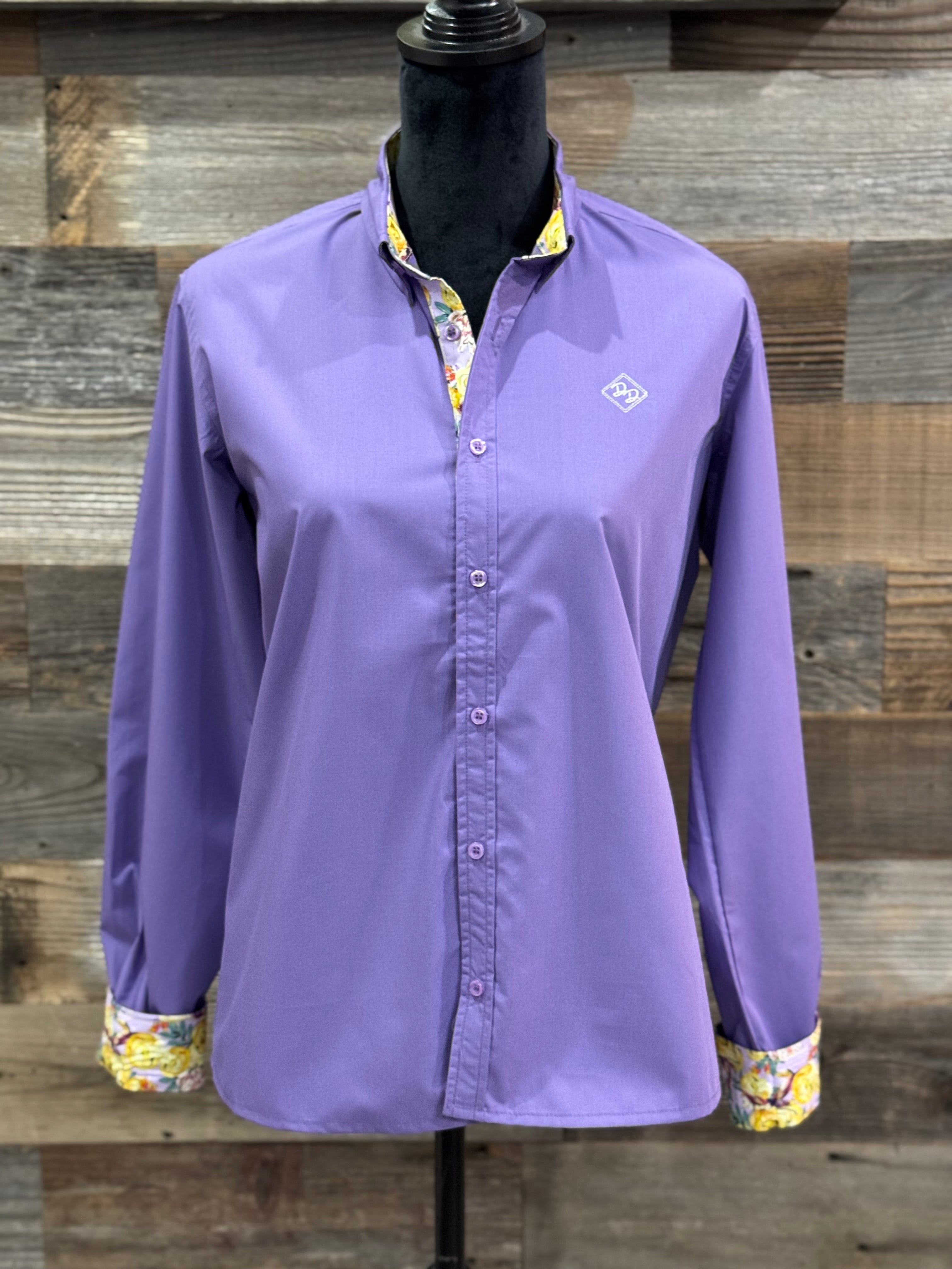Purple Passion Long-Sleeved Button Down Shirt