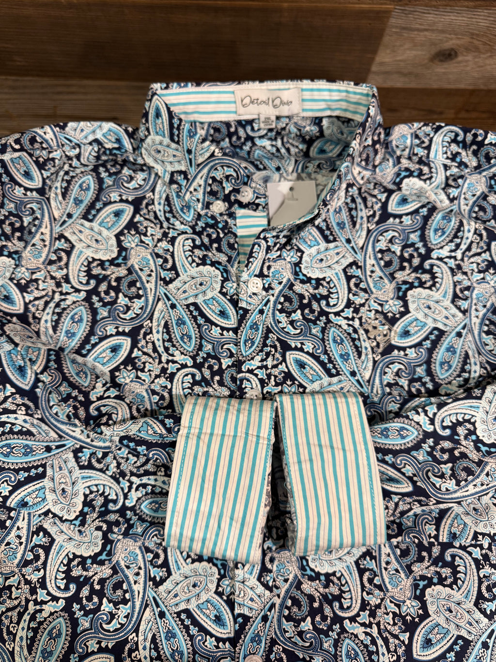 Perfect Paisley Long-Sleeved Button Down Shirt