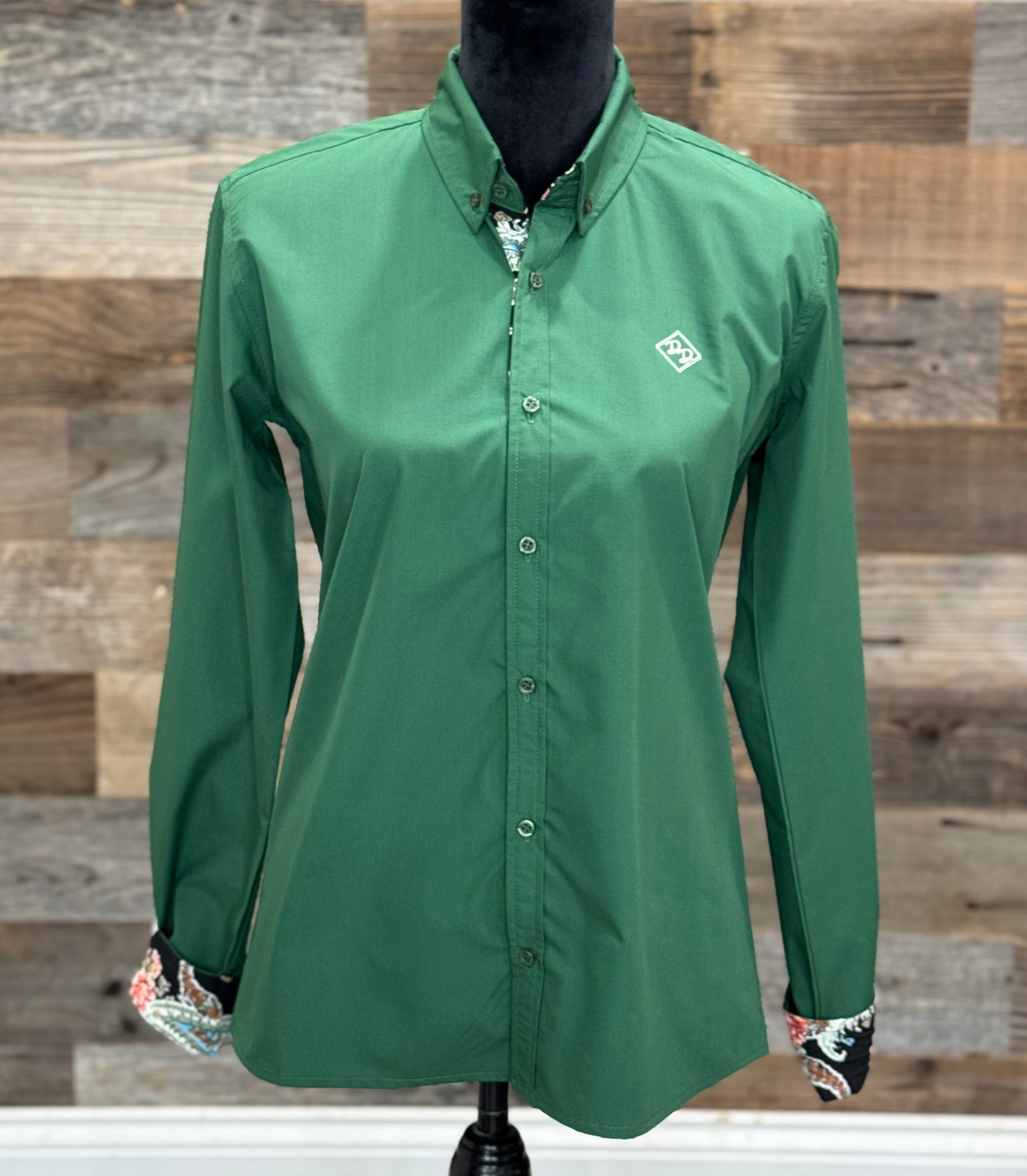 Grandest Green Long-Sleeved Button Down Shirt