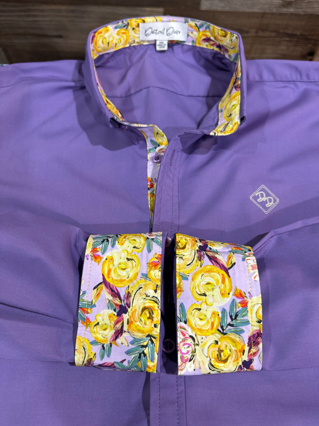 Purple Passion Long-Sleeved Button Down Shirt
